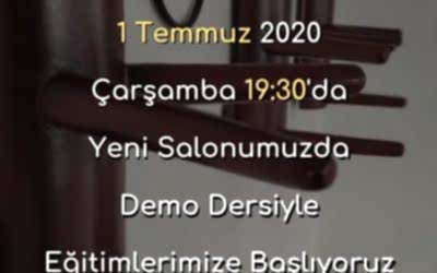 1TEMMUZ 2020 Başlıyoruz
