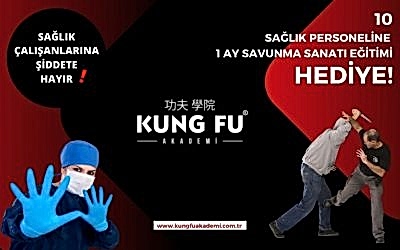 10 şanslı sağlık personeline 1 aylık savunma sanatı eğitimi hediye.